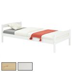 IDIMEX Lit en pin FELIX, 90 x 190 cm. Coloris disponibles : Blanc, Marron