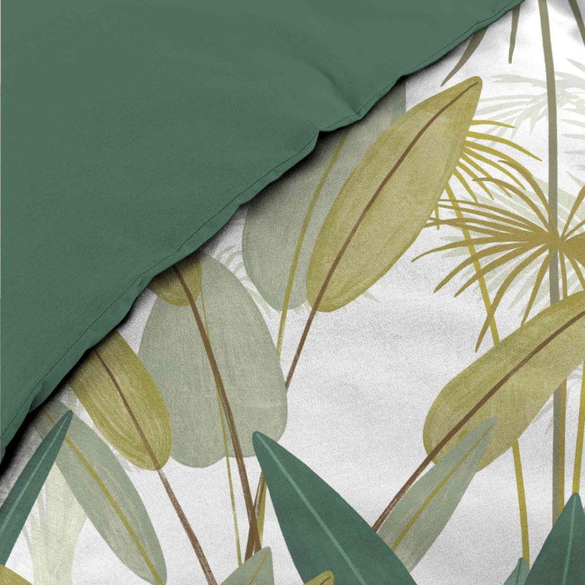 Voir la diapositive 4 : Douceur d'Intérieur Parure de lit 3 pièces  otika  240x220cm vert