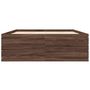 Voir la diapositive 4 : VIDAXL Cadre de lit sans matelas chene marron 120x190 cm