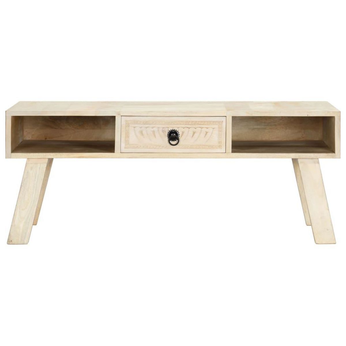 VIDAXL Table basse 100x60x40 cm Bois de manguier massif