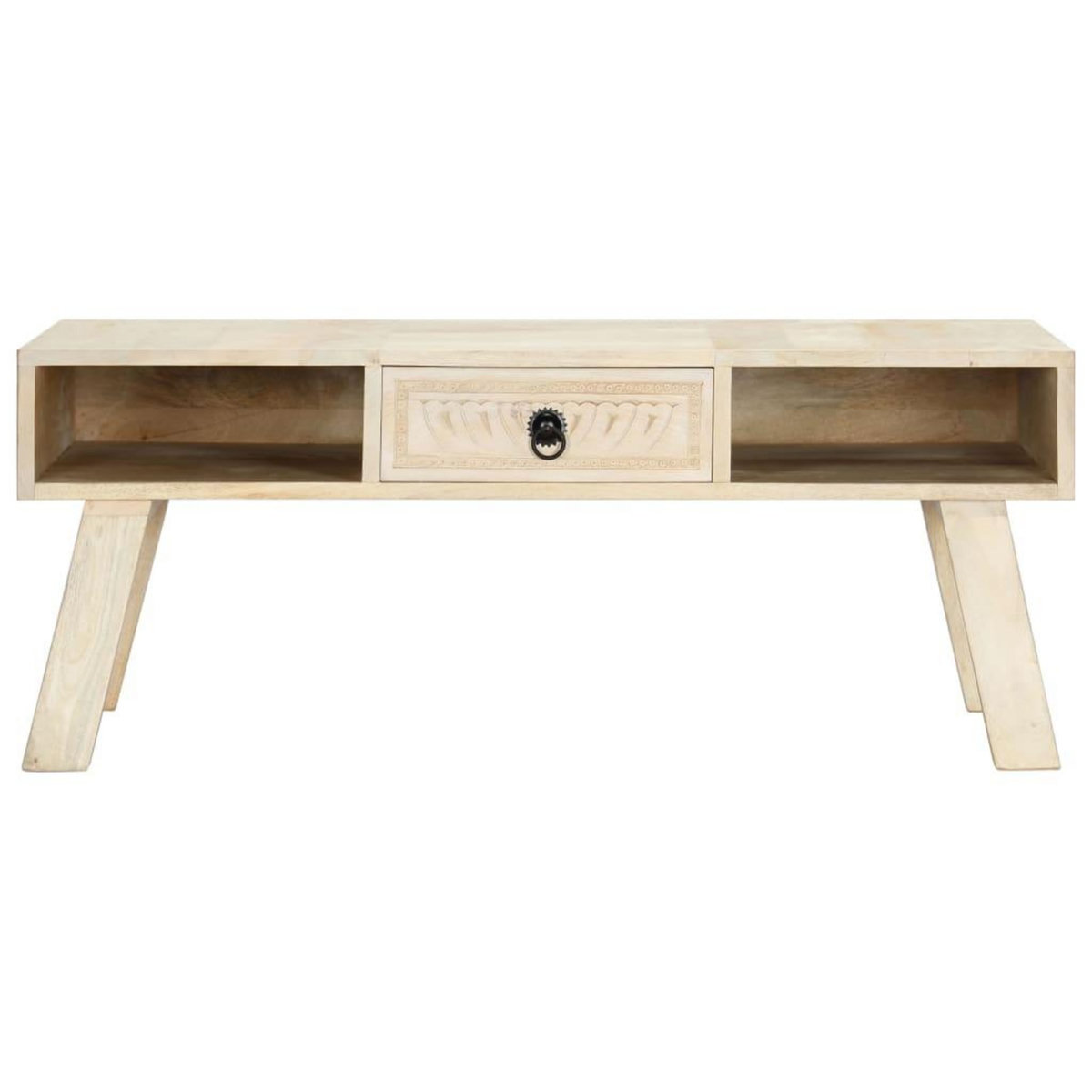 VIDAXL Table basse 100x60x40 cm Bois de manguier massif