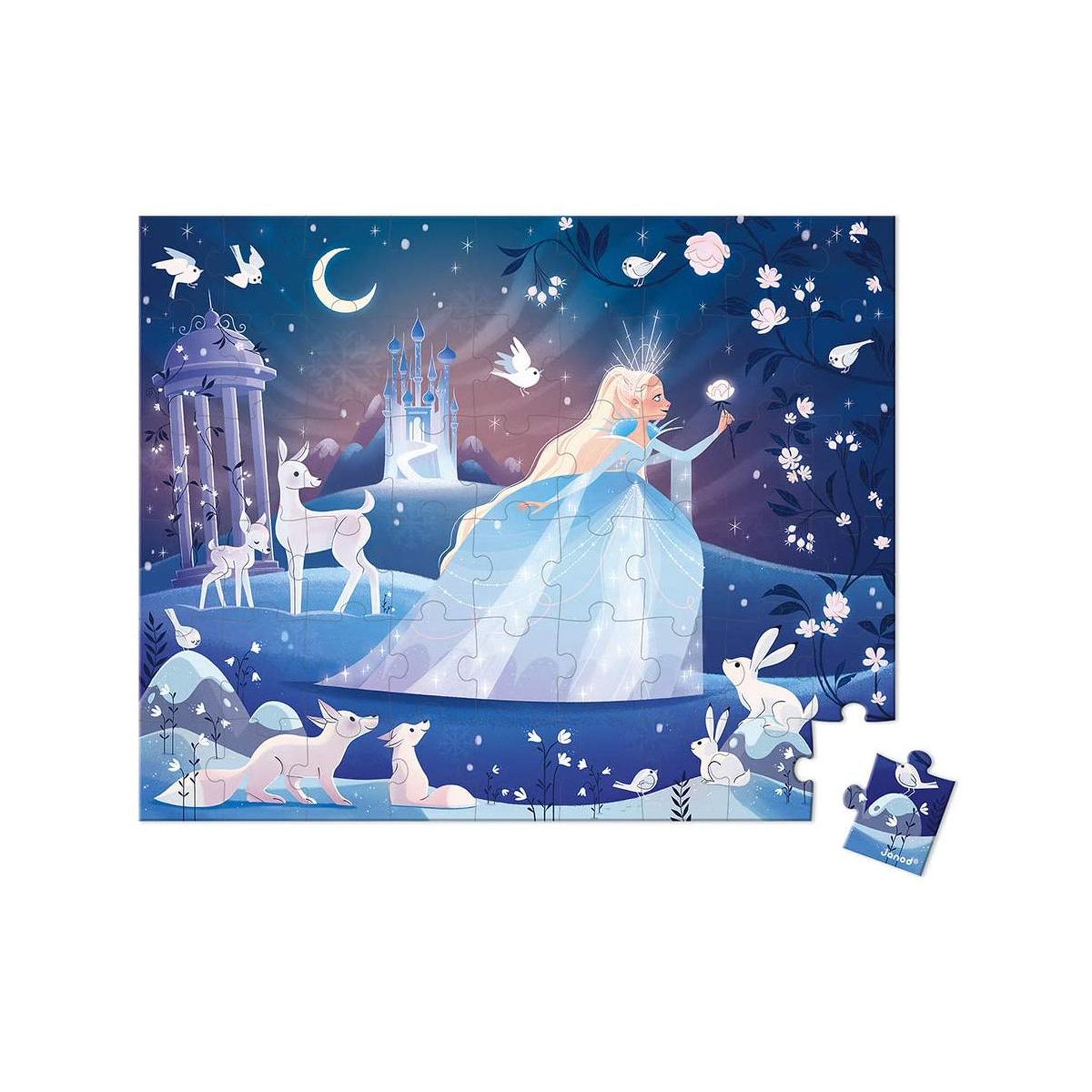 JANOD Puzzle la feerie des glaces - 54 pieces