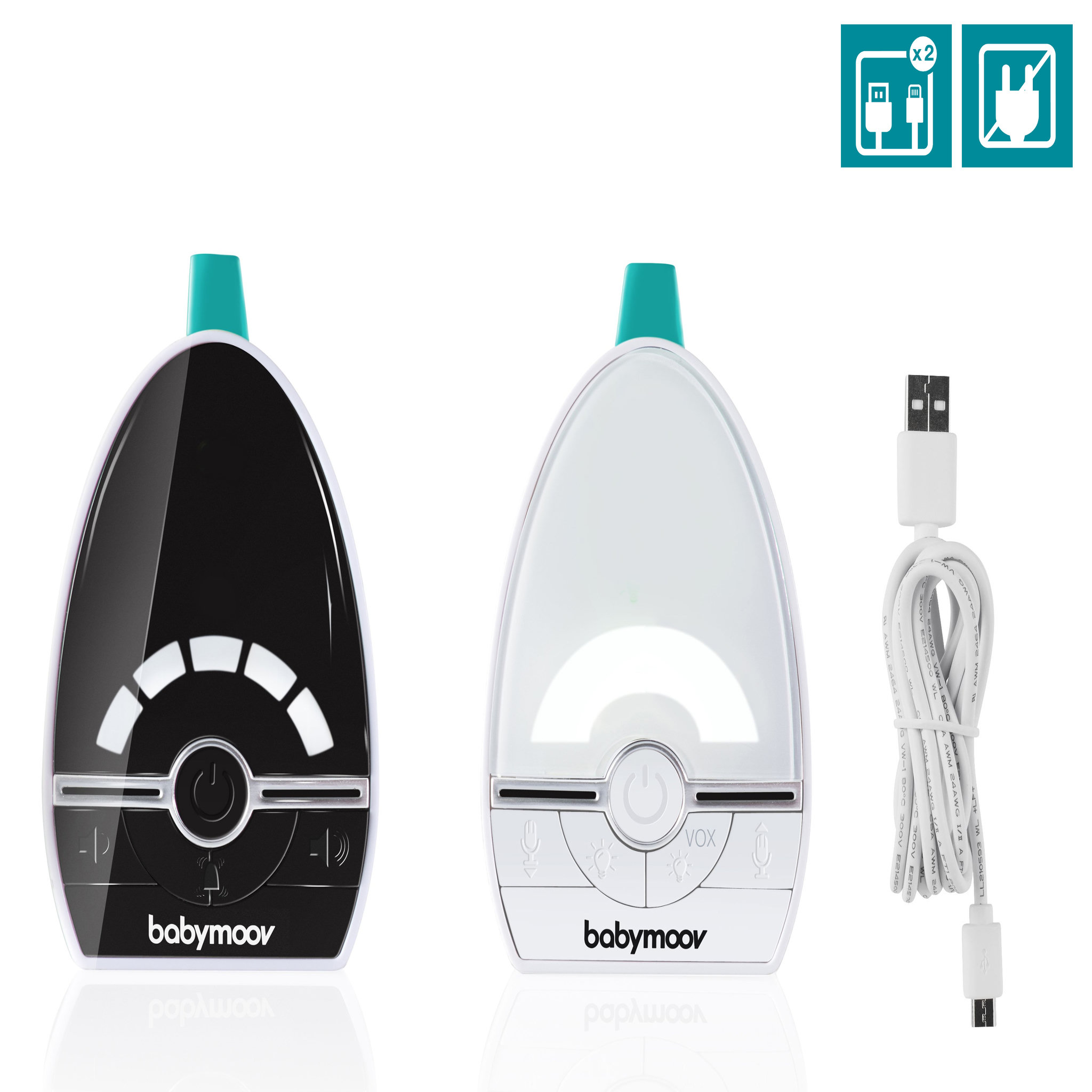 BABYMOOV Babyphone Audio Expert Care - 1000 mètres