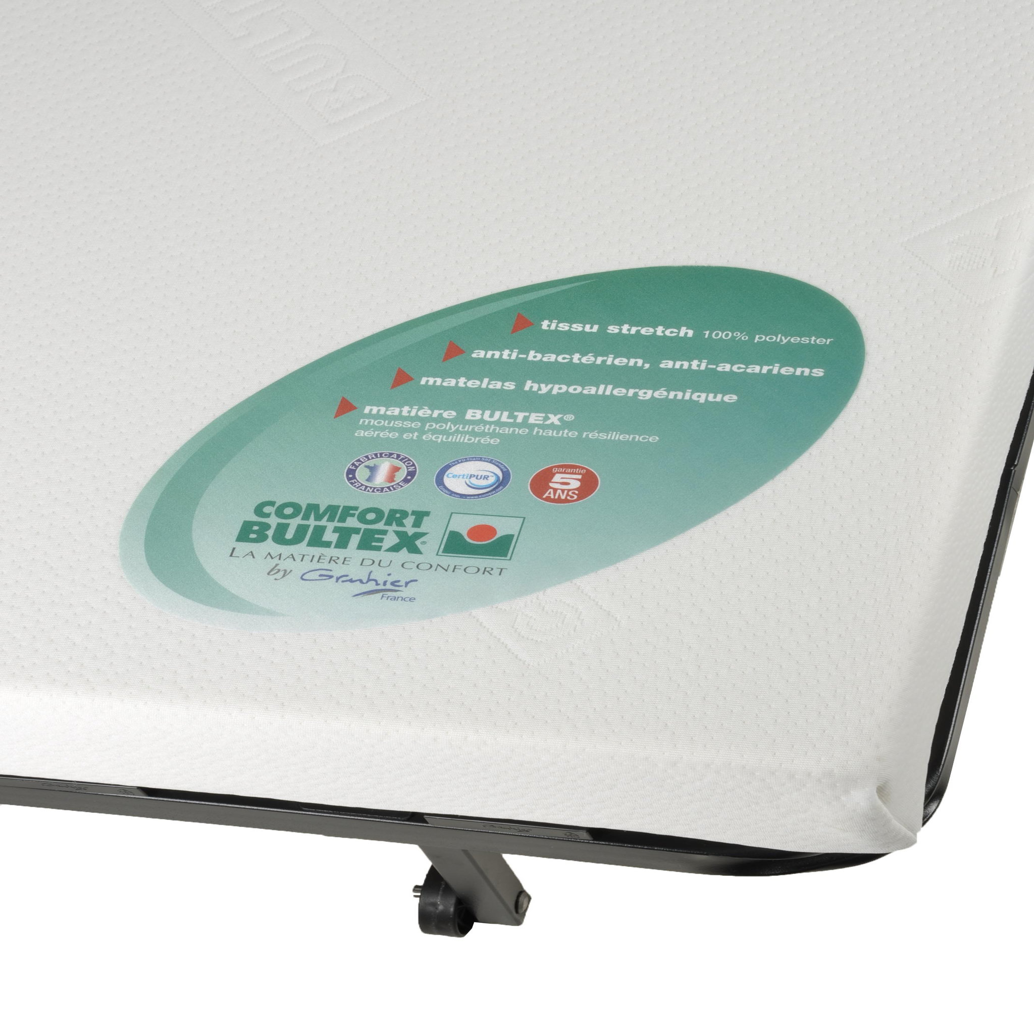 Voir la diapositive 3 : BULTEX Matelas mousse 140x200 cm pour BZ