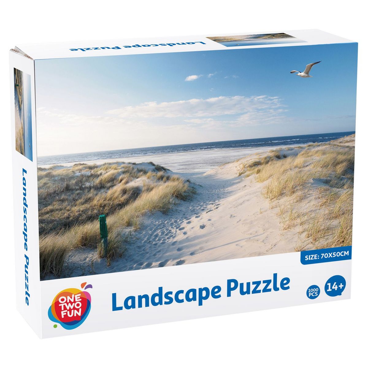 One Two Fun Puzzle paysage en bois