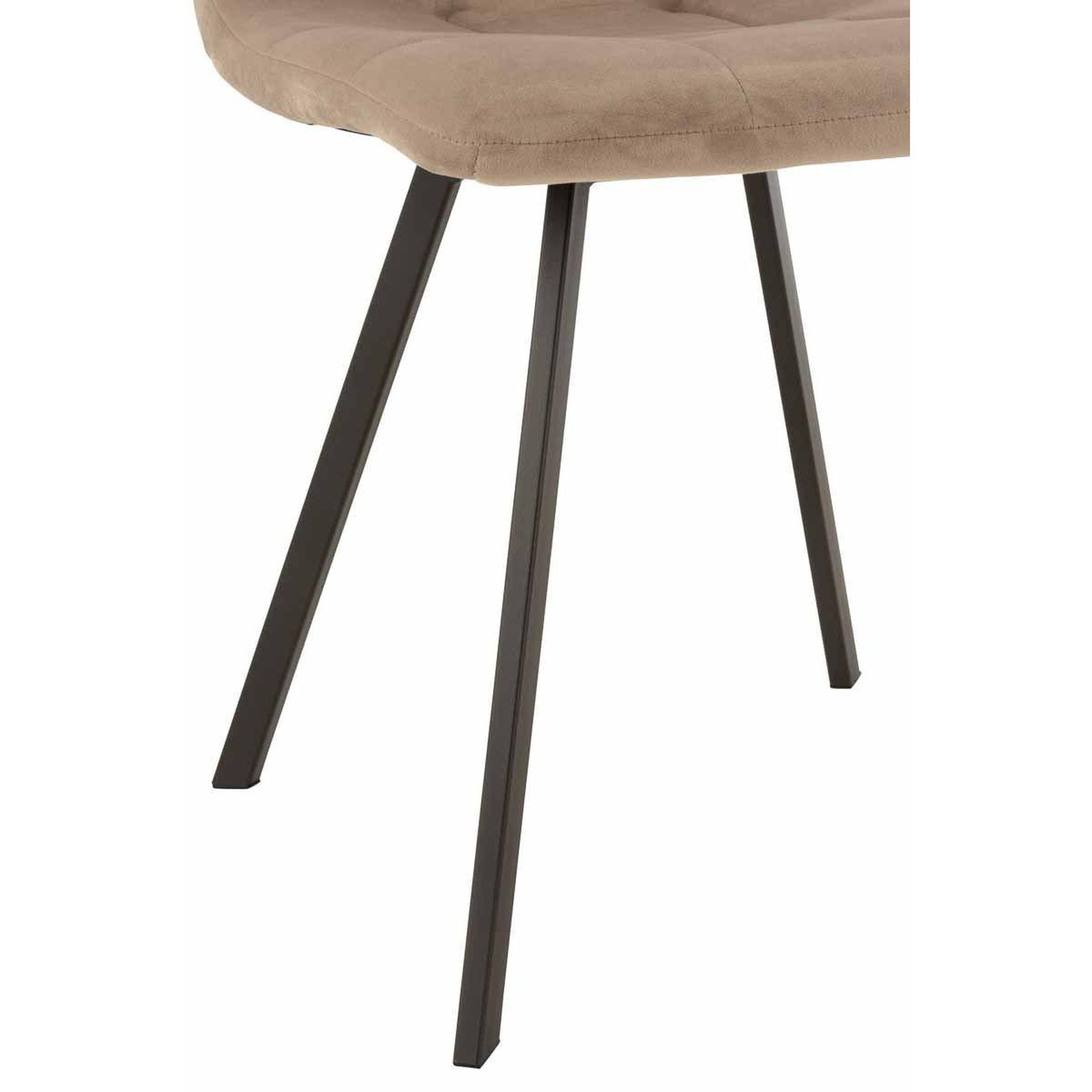 Voir la diapositive 5 : J-LINE Chaise design  morgan  86cm beige