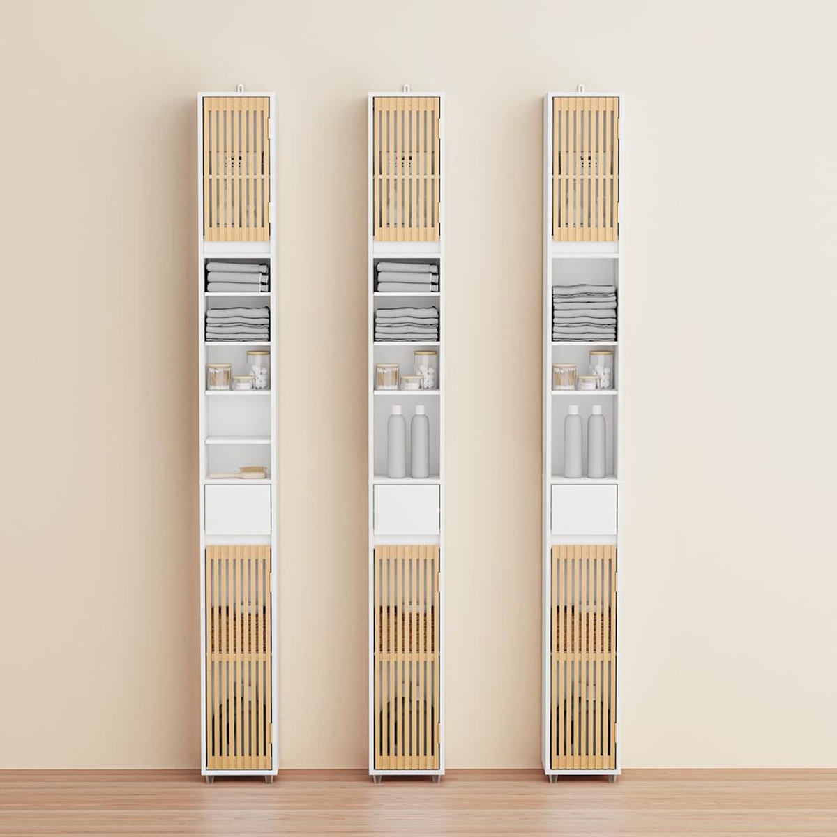 SOBUY SoBuy - Colonne De Salle De Bain à un tiroir - Moderne - BZR34