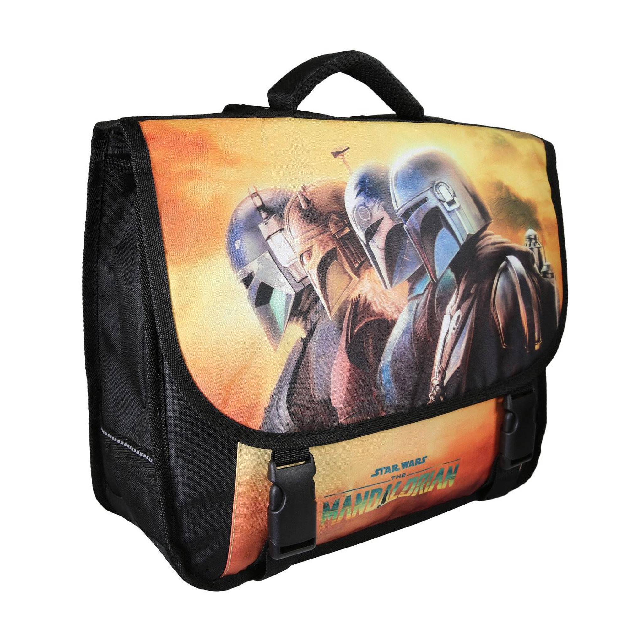 Voir la diapositive 2 : Bagtrotter Star Wars - Cartable 38 cm - Noir/Orange - Garçon - 2 compartiments