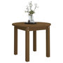 Voir la diapositive 4 : VIDAXL Table basse Marron miel Ø 55x45 cm Bois massif de pin