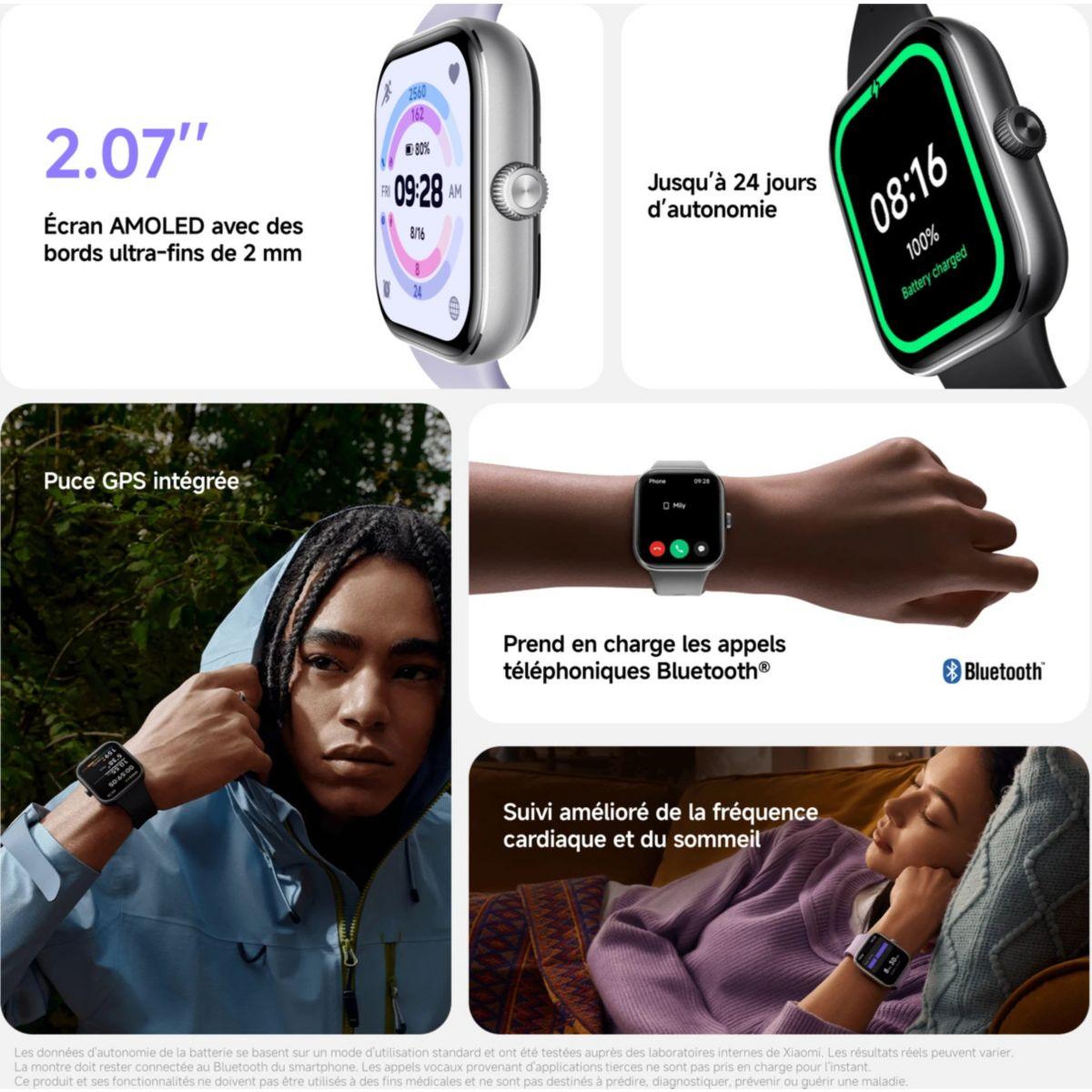 Voir la diapositive 4 : XIAOMI Montre connectée Redmi Watch 5 Gris