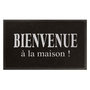 Voir la diapositive 2 : Paris Prix Tapis d'Entrée  Maison  45x75cm Noir & Gris