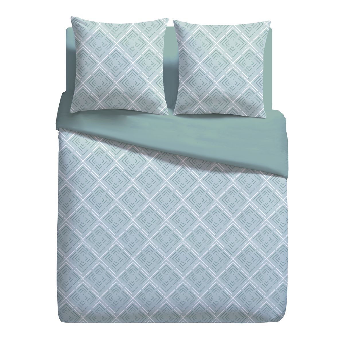 Parure housse de couette en microfibre MALORY 