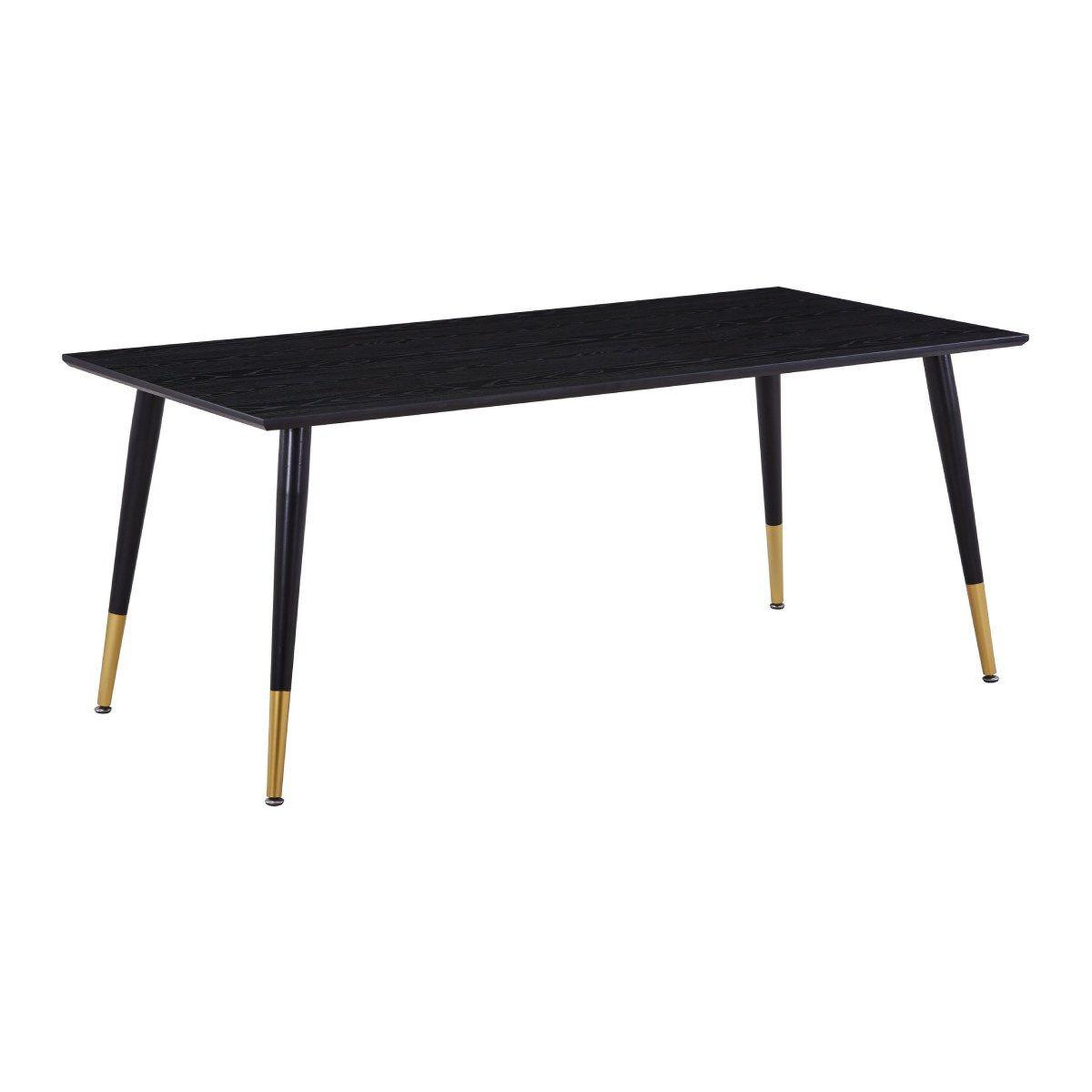 Paris Prix Table à manger design  dipp  180cm noir & or