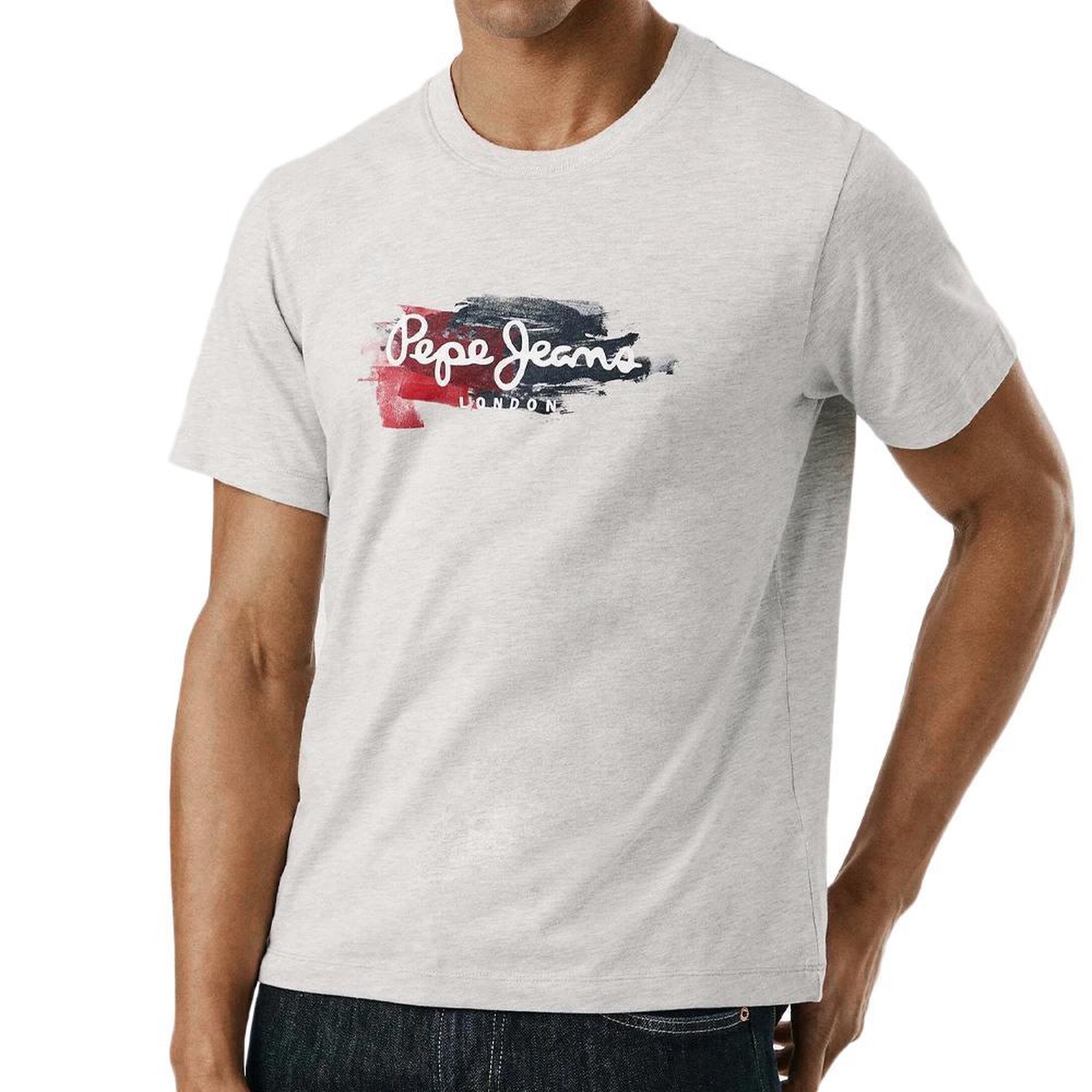 Pepe Jeans T-Shirt Gris Homme Pepe jeans Trey. Coloris disponibles : Gris