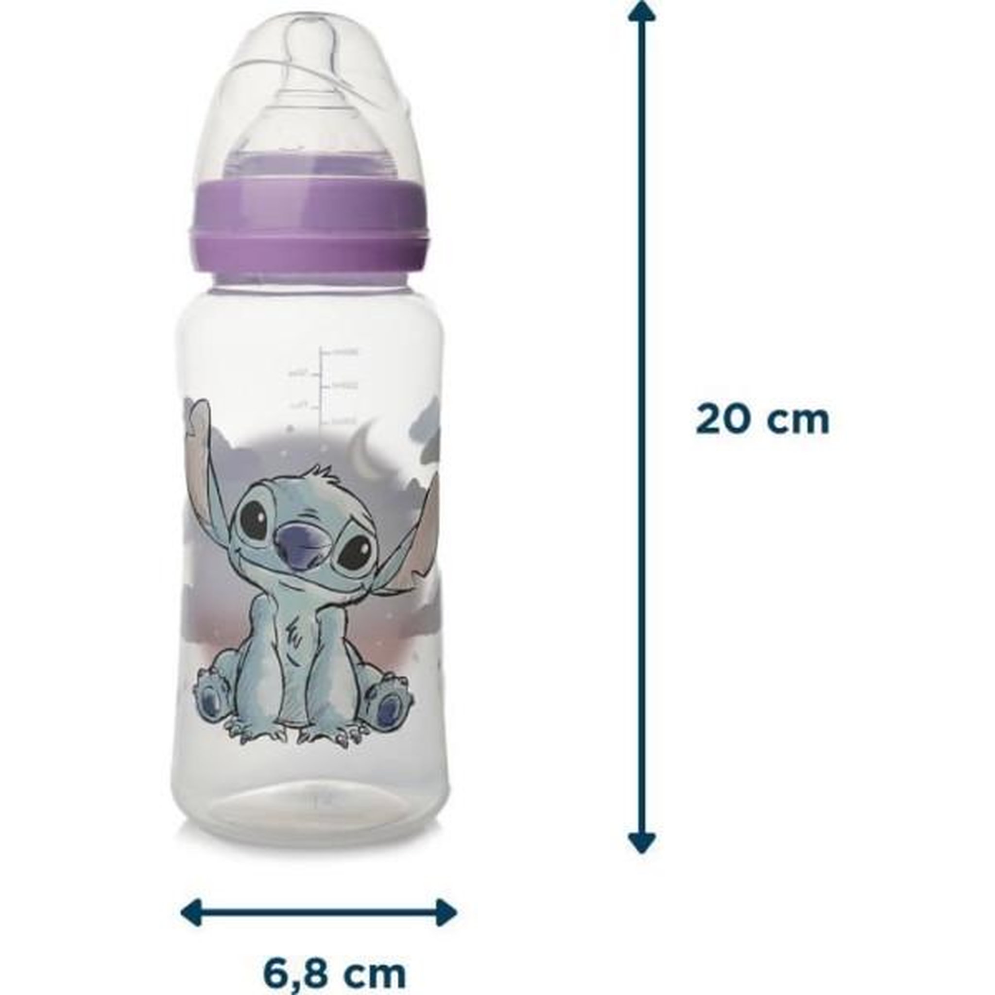 Voir la diapositive 2 : THERMOBABY Biberon - thermobaby - 360 ml - lilo & stitch