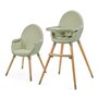Voir la diapositive 1 : KINDERKRAFT Chaise haute 2en1 fini 2 pratique et confortable