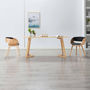 Voir la diapositive 1 : VIDAXL Chaise de salle a manger noir bois courbe et similicuir