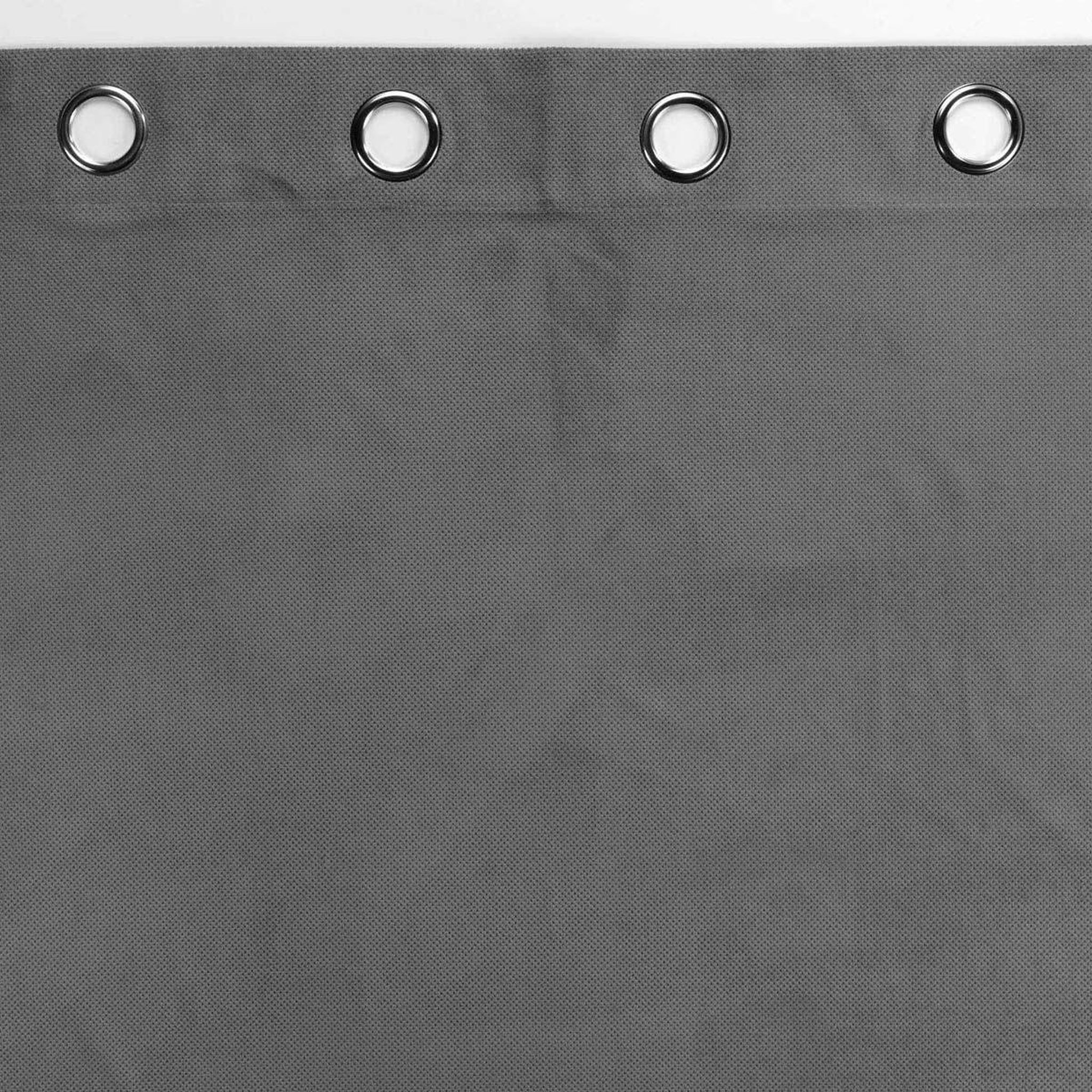 Voir la diapositive 3 : Douceur d'Intérieur Rideau à œillets  velouriane  140x260cm gris anthracite
