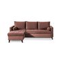 Voir la diapositive 6 : BEST MOBILIER Polar - canapé d'angle réversible convertible - en velours au design scandinave - 4 places