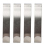 Voir la diapositive 2 : Paris Prix Lot de 4 Crochets à Suspendre  Fixeo  12cm Chrome