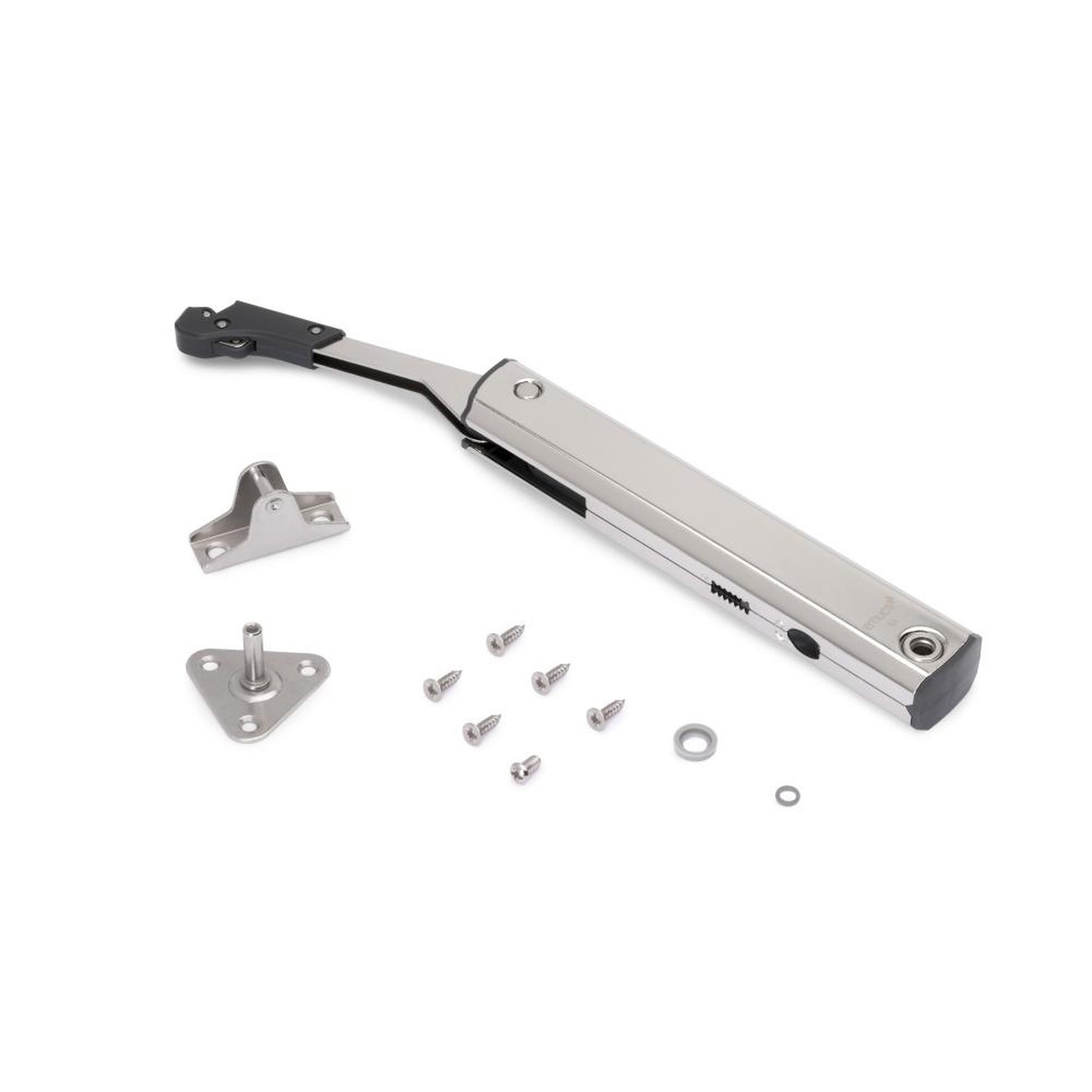 EMUCA SRL Compas pour portes levantes Altius One -  Gamme de force 940-1710 -  Acier -  Nickelé