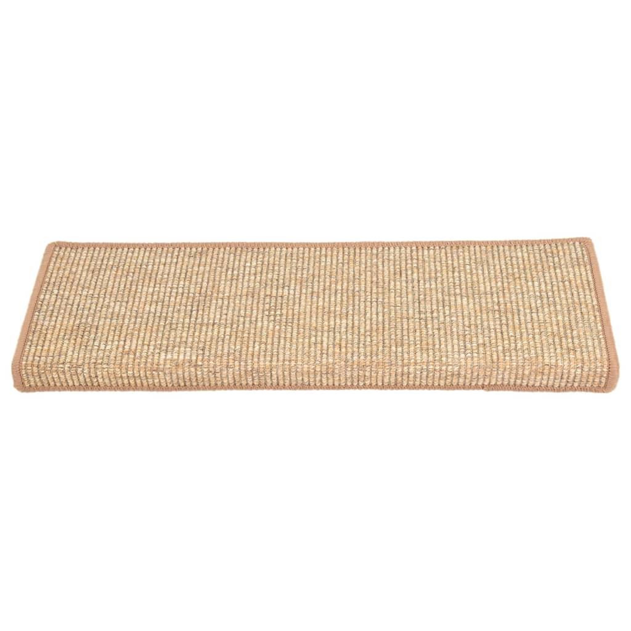 Voir la diapositive 4 : VIDAXL Tapis d'escalier auto-adhesifs 15 pcs Marron clair 65x21x4 cm