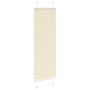 Voir la diapositive 3 : VIDAXL Store plisse creme 40x100 cm largeur du tissu 39,4 cm polyester
