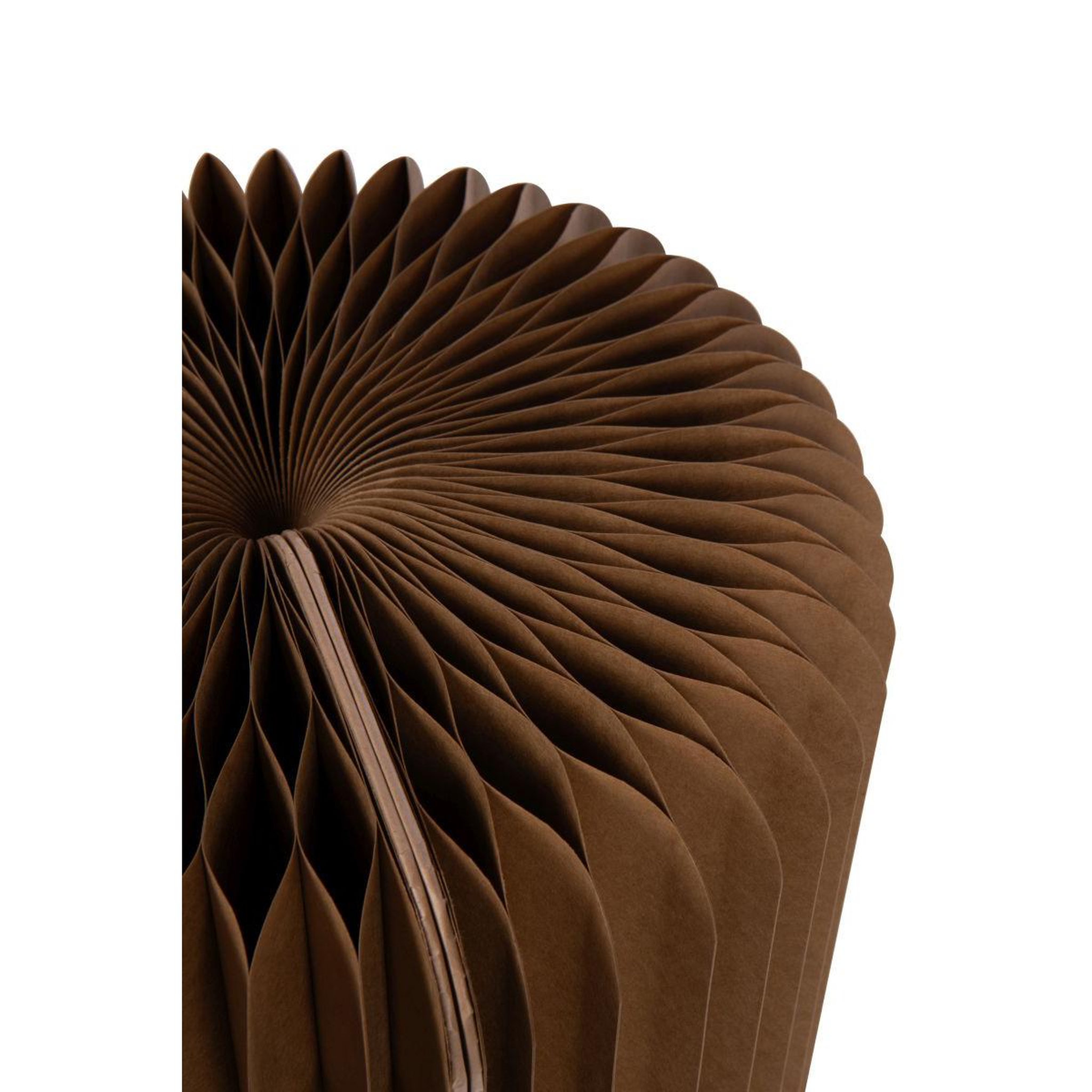 Voir la diapositive 5 : J-LINE Pouf pliable en papier  lily  42cm camel