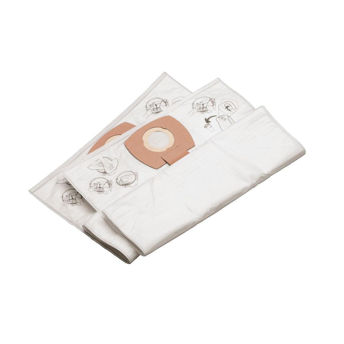 SIDAMO SA Sac aspirateur Sidamo DCP25 Lot de 5 sacs synthétiques