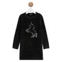 Voir la diapositive 1 : IN EXTENSO Robe tricot licorne fille