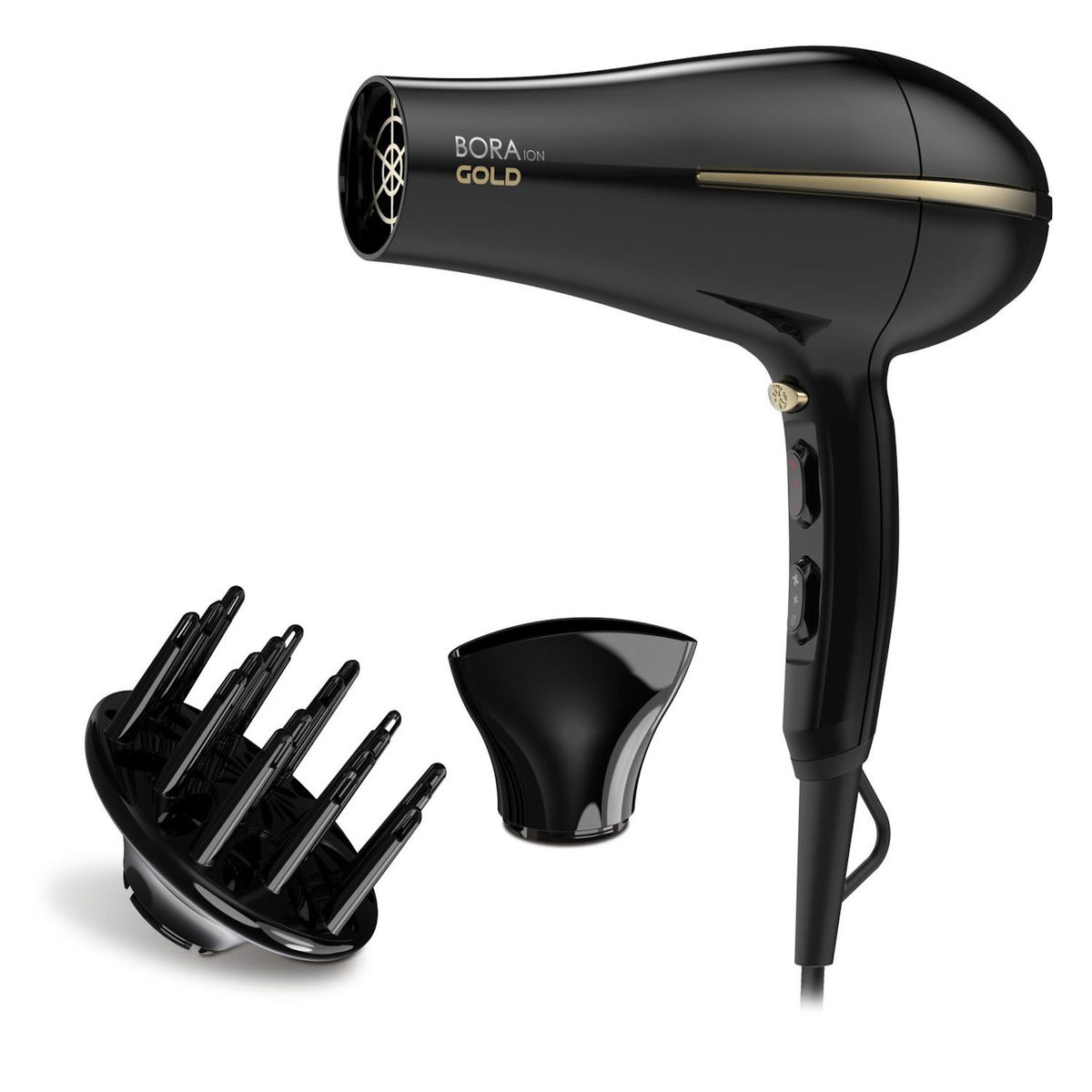 Gama GA.MA Bora ION Gold sèche-cheveux 2200 W Noir