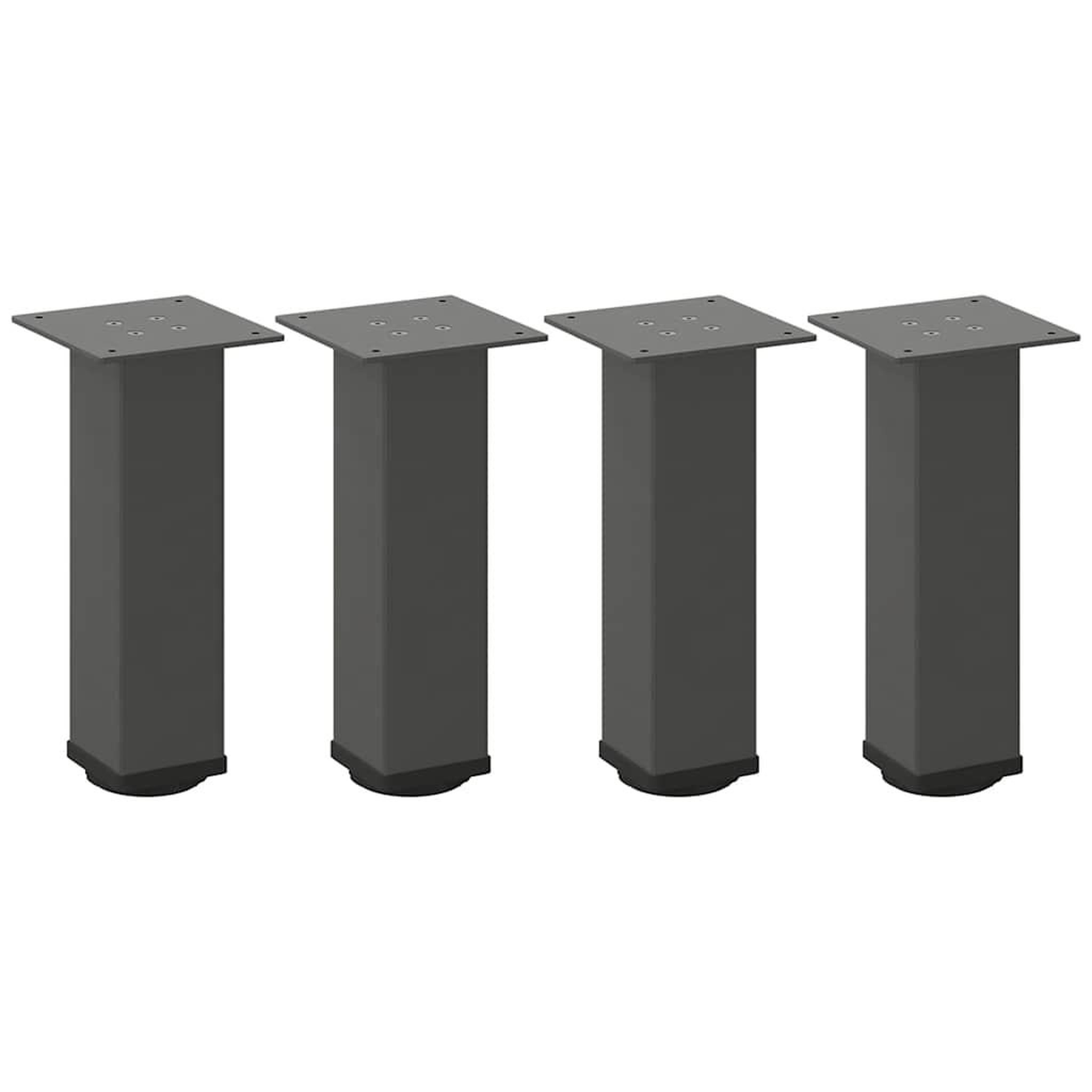 Voir la diapositive 2 : VIDAXL Pieds de table basse 4 pcs anthracite 42-44 cm acier