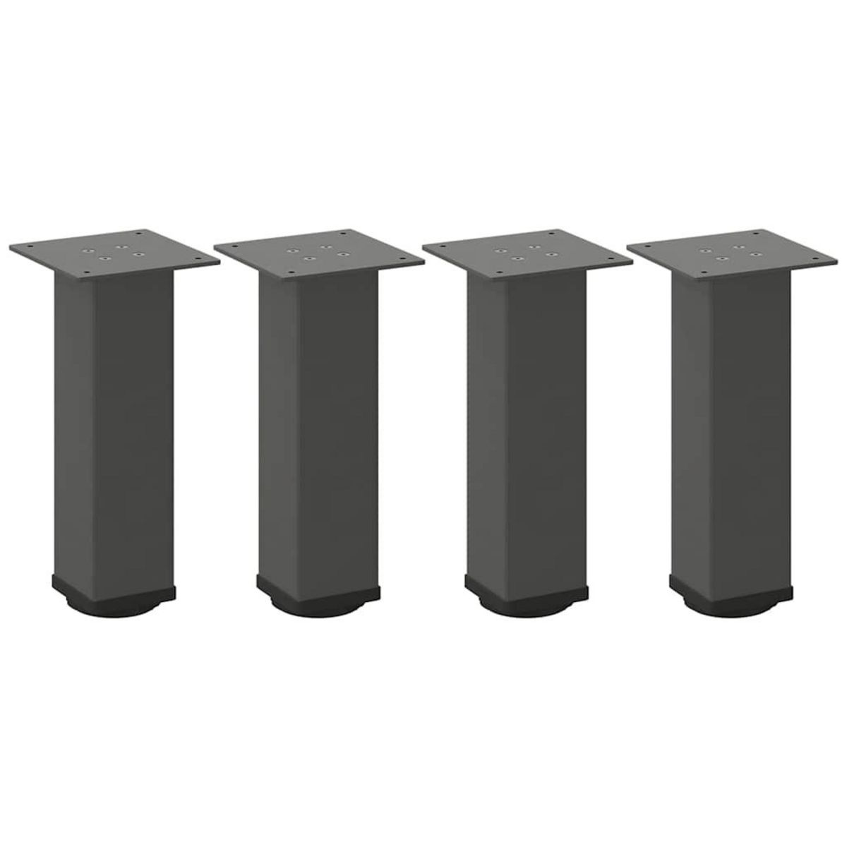 VIDAXL Pieds de table basse 4 pcs anthracite 42-44 cm acier