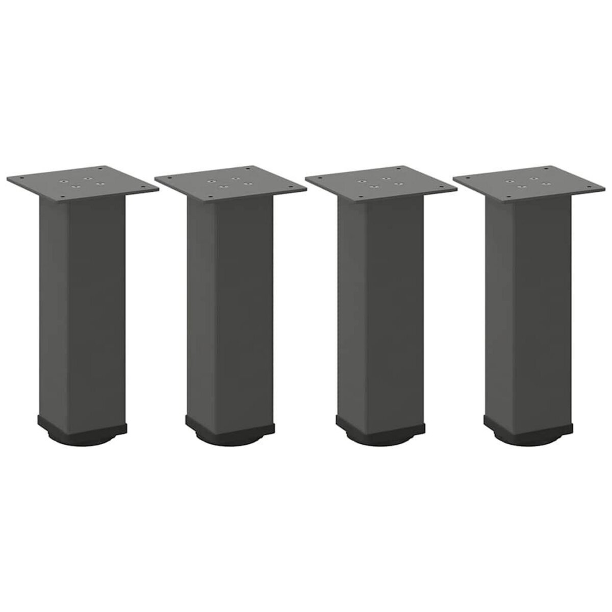VIDAXL Pieds de table basse 4 pcs anthracite 42-44 cm acier