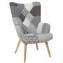 Voir la diapositive 1 : The Home Deco Factory Fauteuil de salon scandi Helsinki