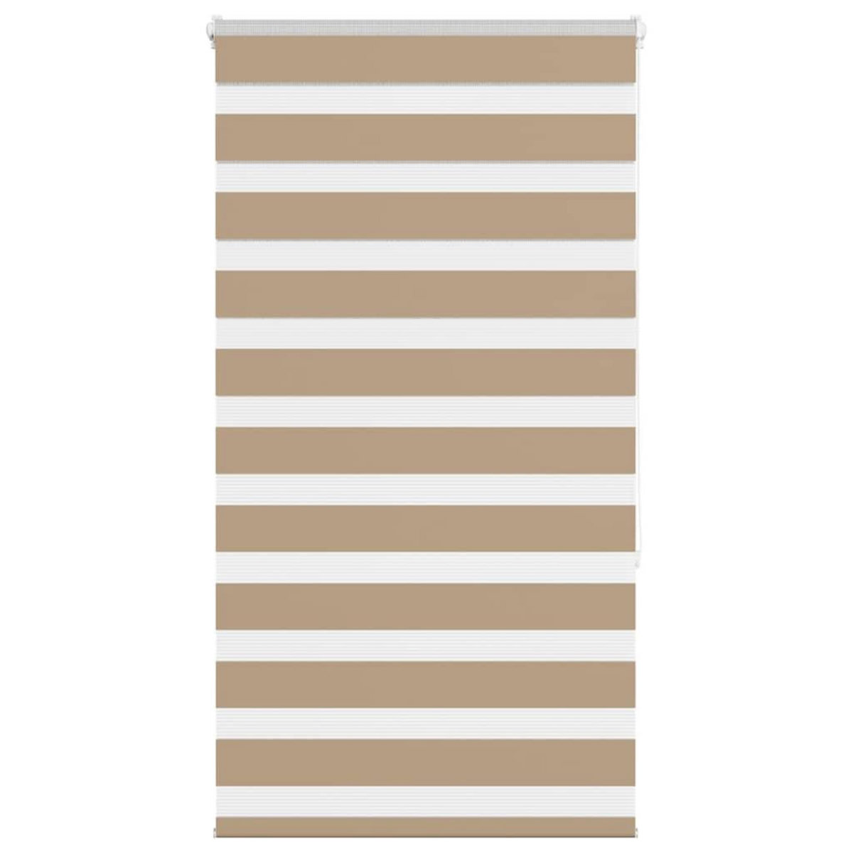 VIDAXL Store zebre marron sable largeur du tissu 75,9 cm polyester