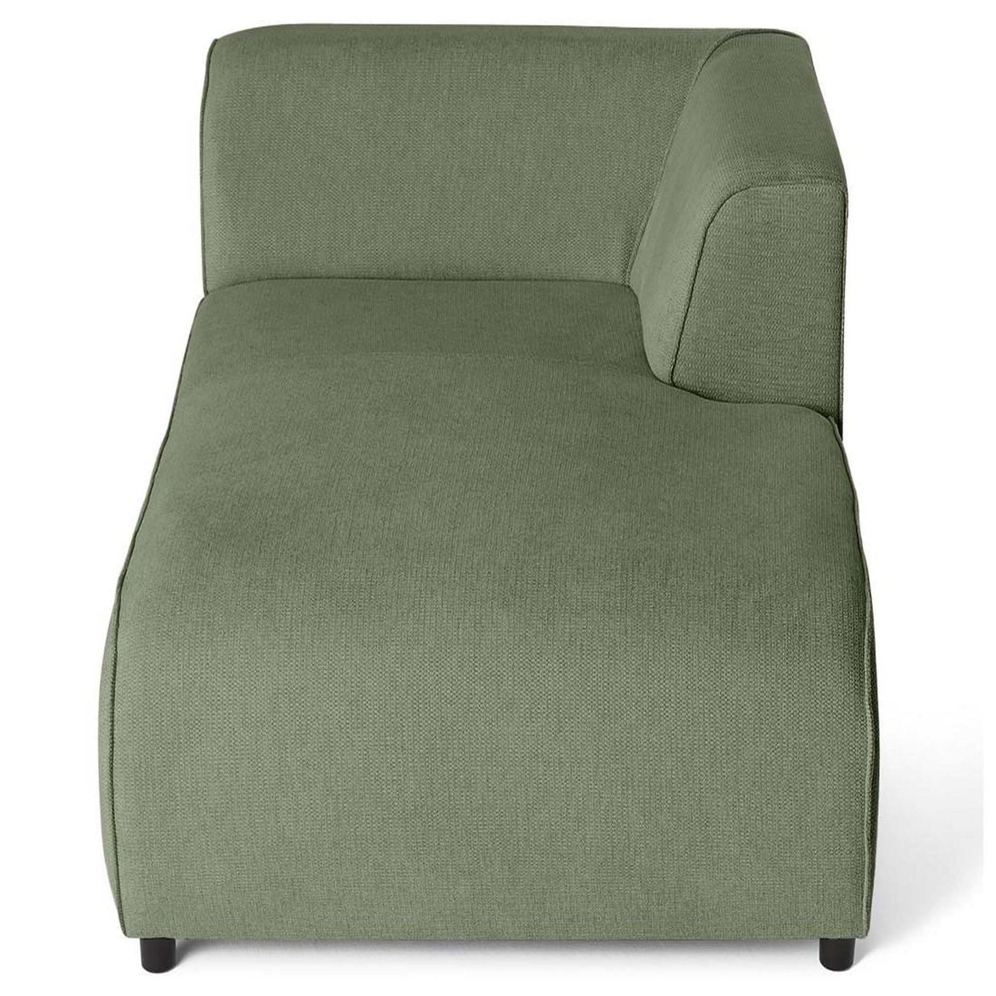 Voir la diapositive 3 : LISA DESIGN Suaro - module d'assise méridienne droit en tissu texturé