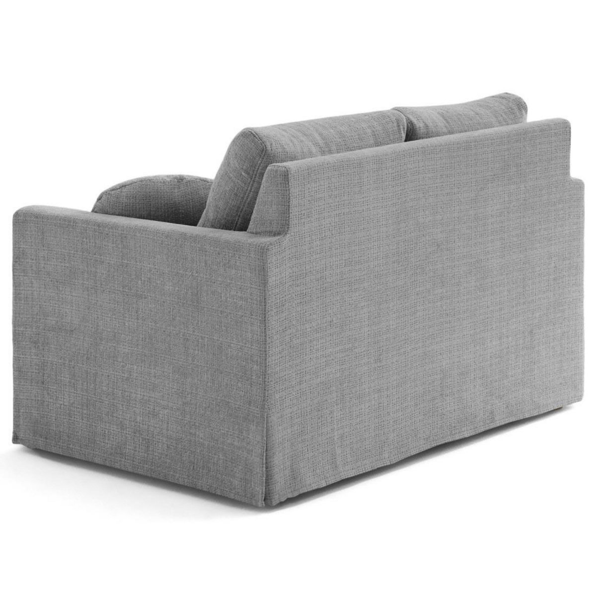 LISA DESIGN Serena - canapé droit déhoussable 2 places en velours texturé