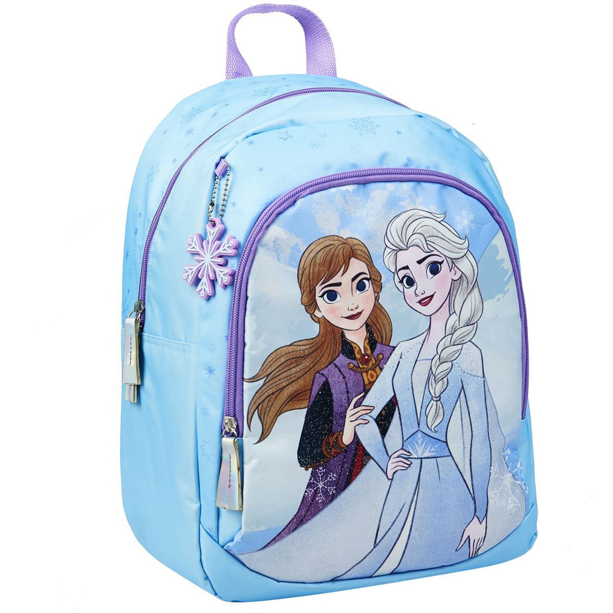 DISNEY Sac à dos 2 compartiments bleu Reine des Neiges