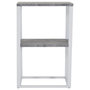 Voir la diapositive 2 : Paris Prix Table de Chevet Double  Rise  68cm Gris & Blanc