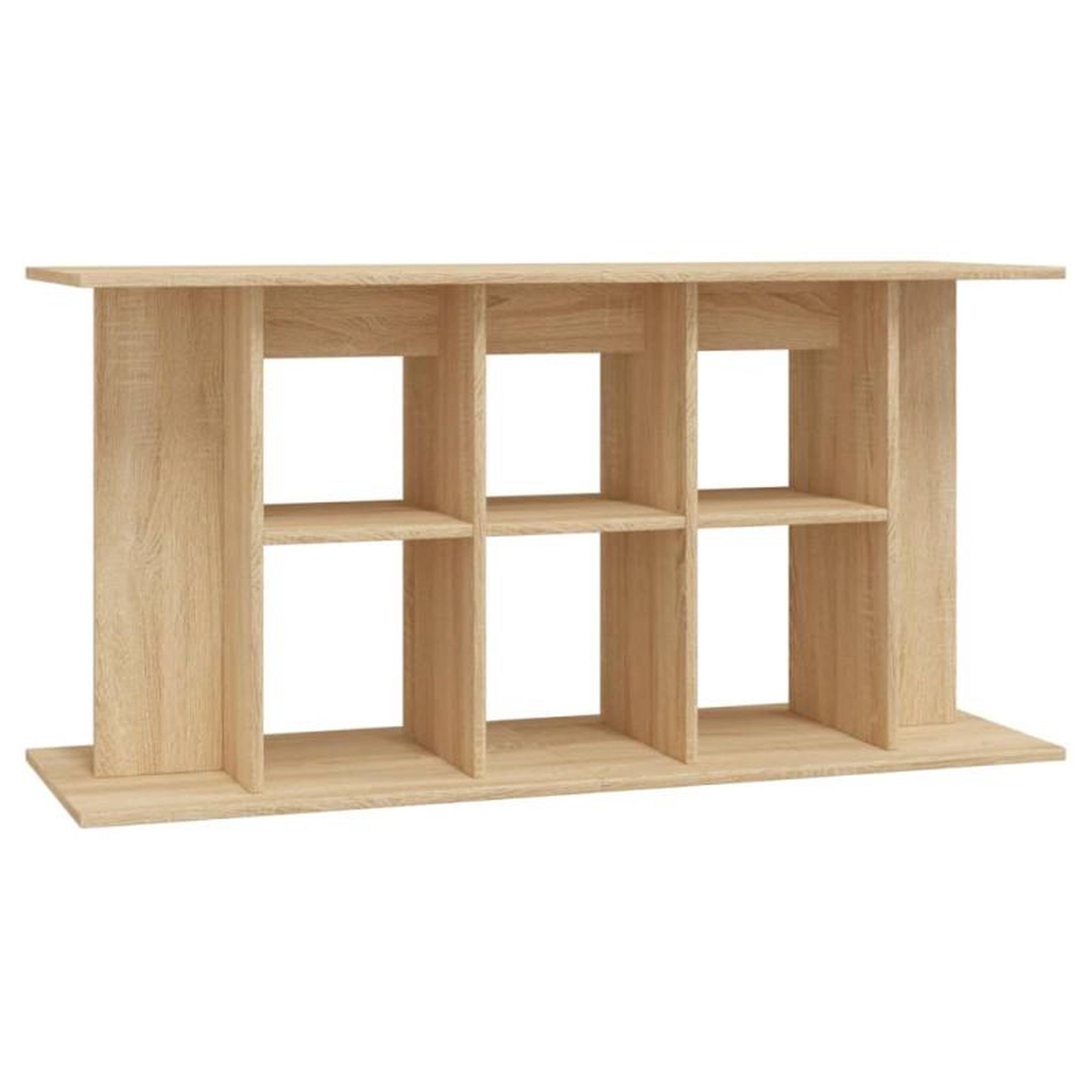 Voir la diapositive 2 : VIDAXL Support d aquarium chêne sonoma 120x40x60cm bois d ingénierie