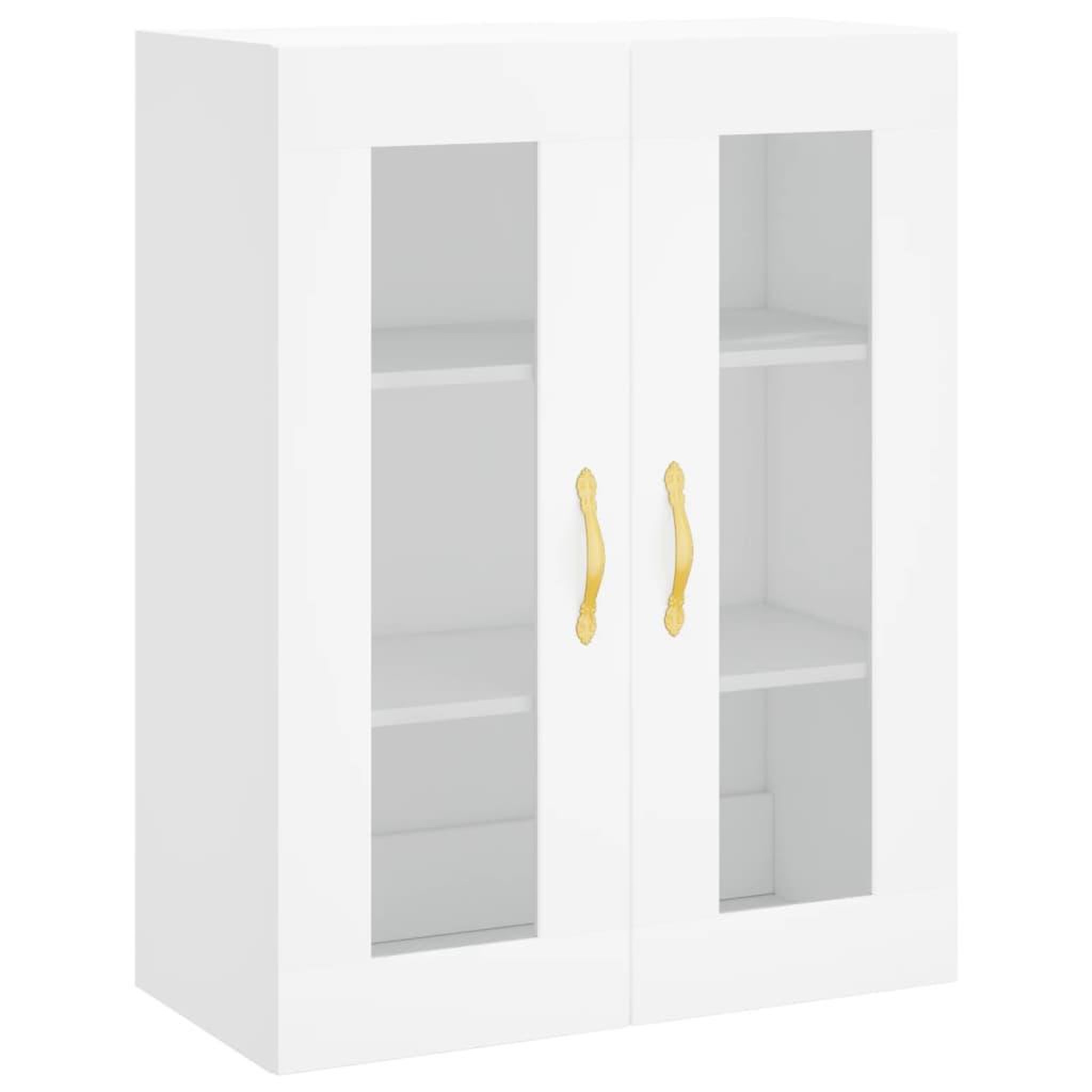 Voir la diapositive 5 : VIDAXL Armoires murales 2 pcs blanc bois d'ingenierie