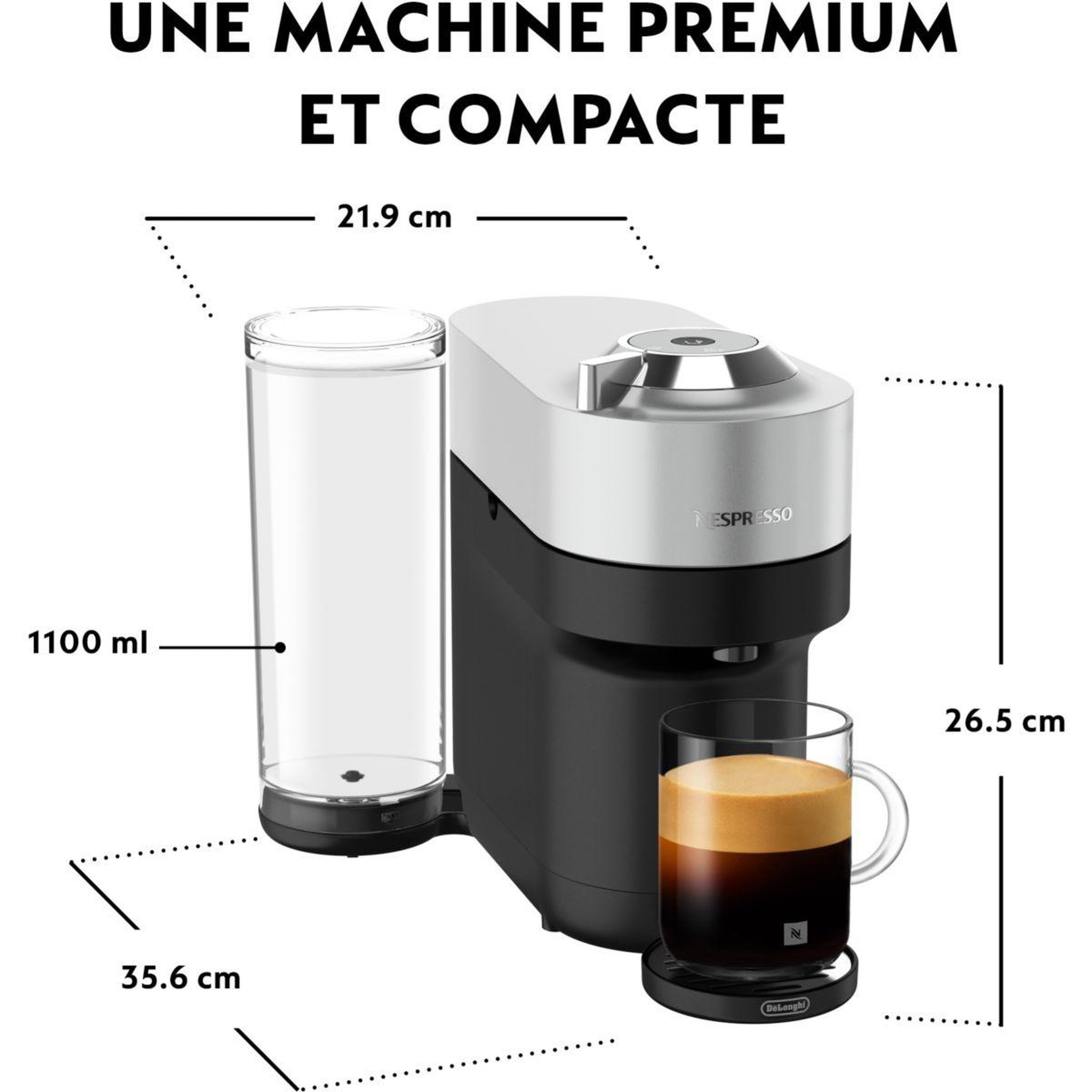 Voir la diapositive 5 : DELONGHI Nespresso vertuo pop+ noir env95.s