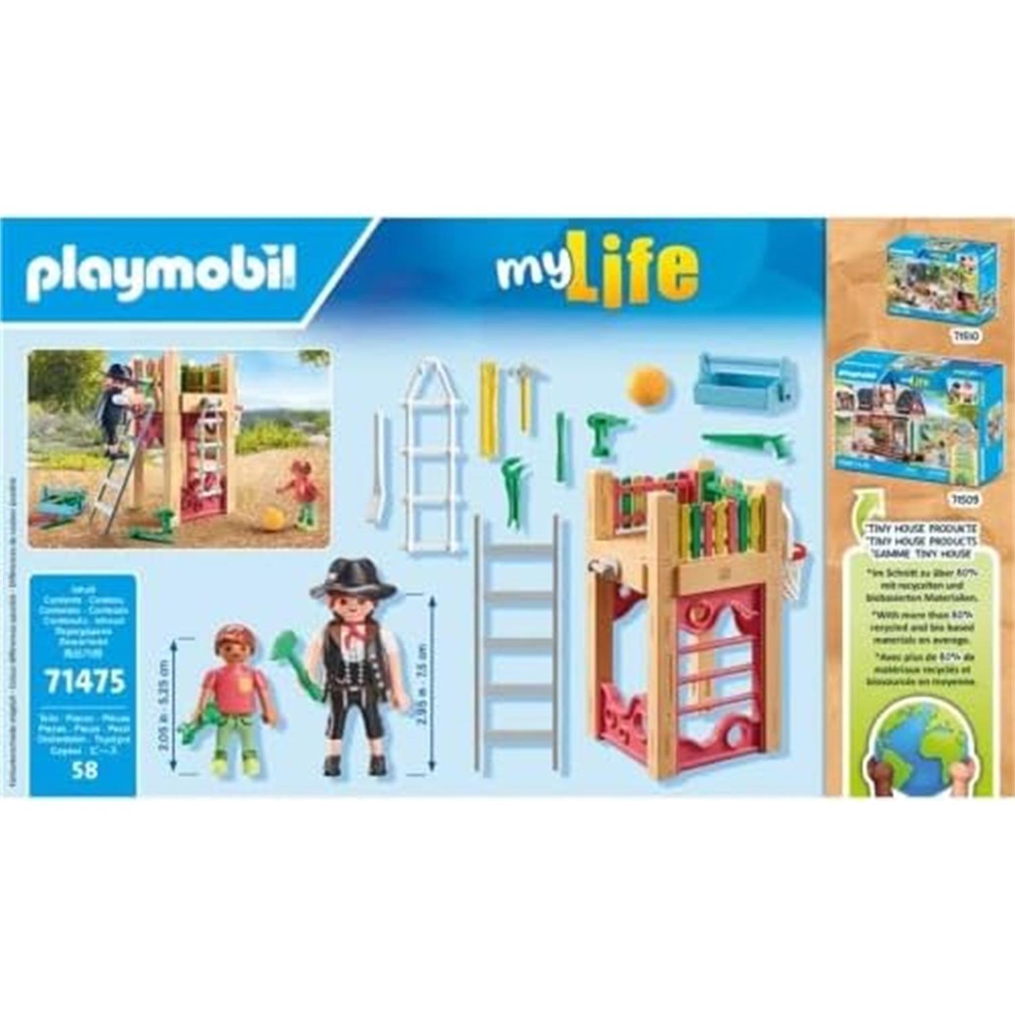 Voir la diapositive 5 : PLAYMOBIL Charpentier avec Tourelle de Jeu