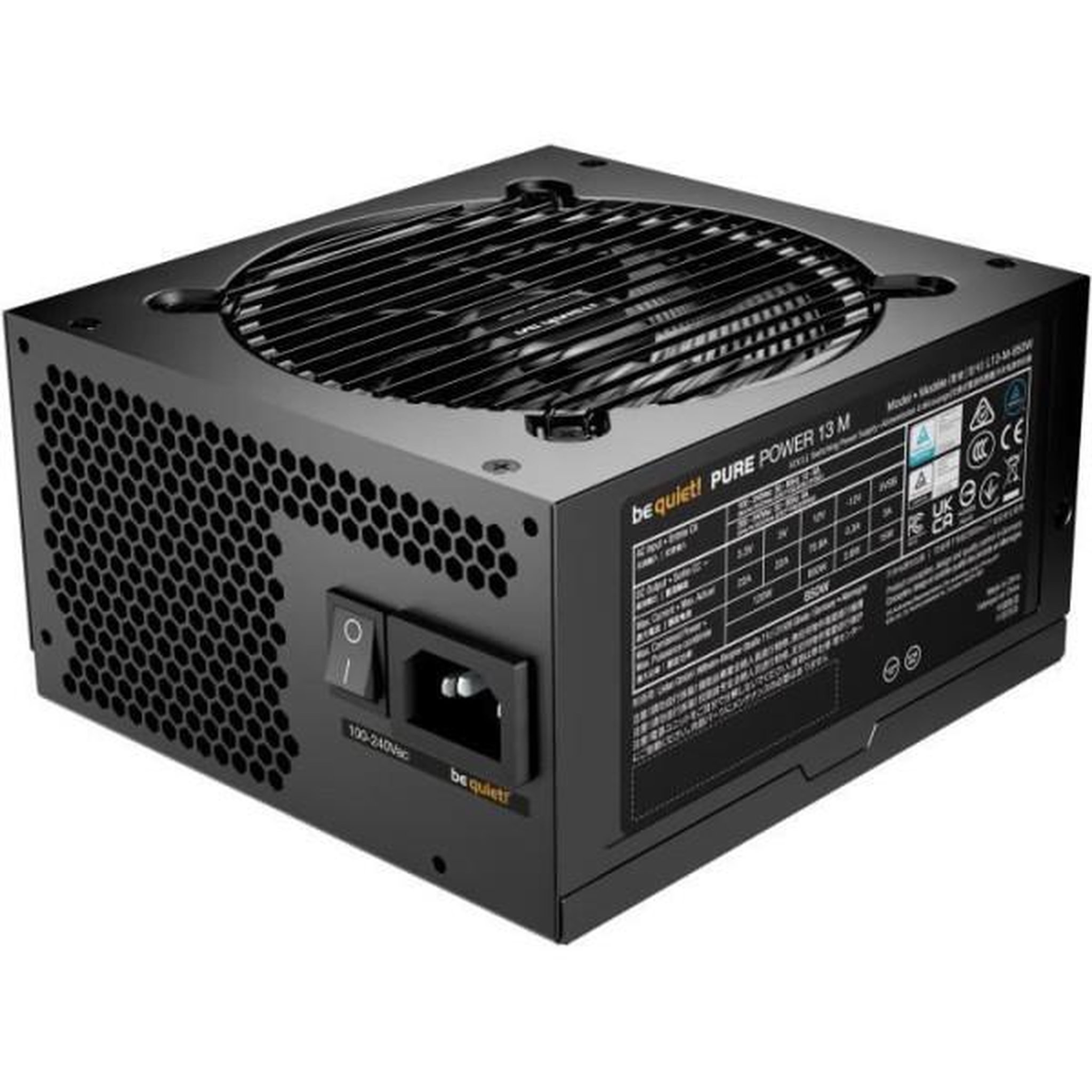 Voir la diapositive 3 : BE QUIET Alimentation pc - be quiet! - pure power 13 m - 850 w - semi-passive - atx 3.1 - pcie 5.1