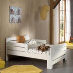 Paris Prix Pack - Lit Évolutif & Matelas Enfant  Jumper  90x140cm Blanc