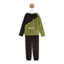 Voir la diapositive 1 : IN EXTENSO Ensemble pyjama peluche crocodile garçon