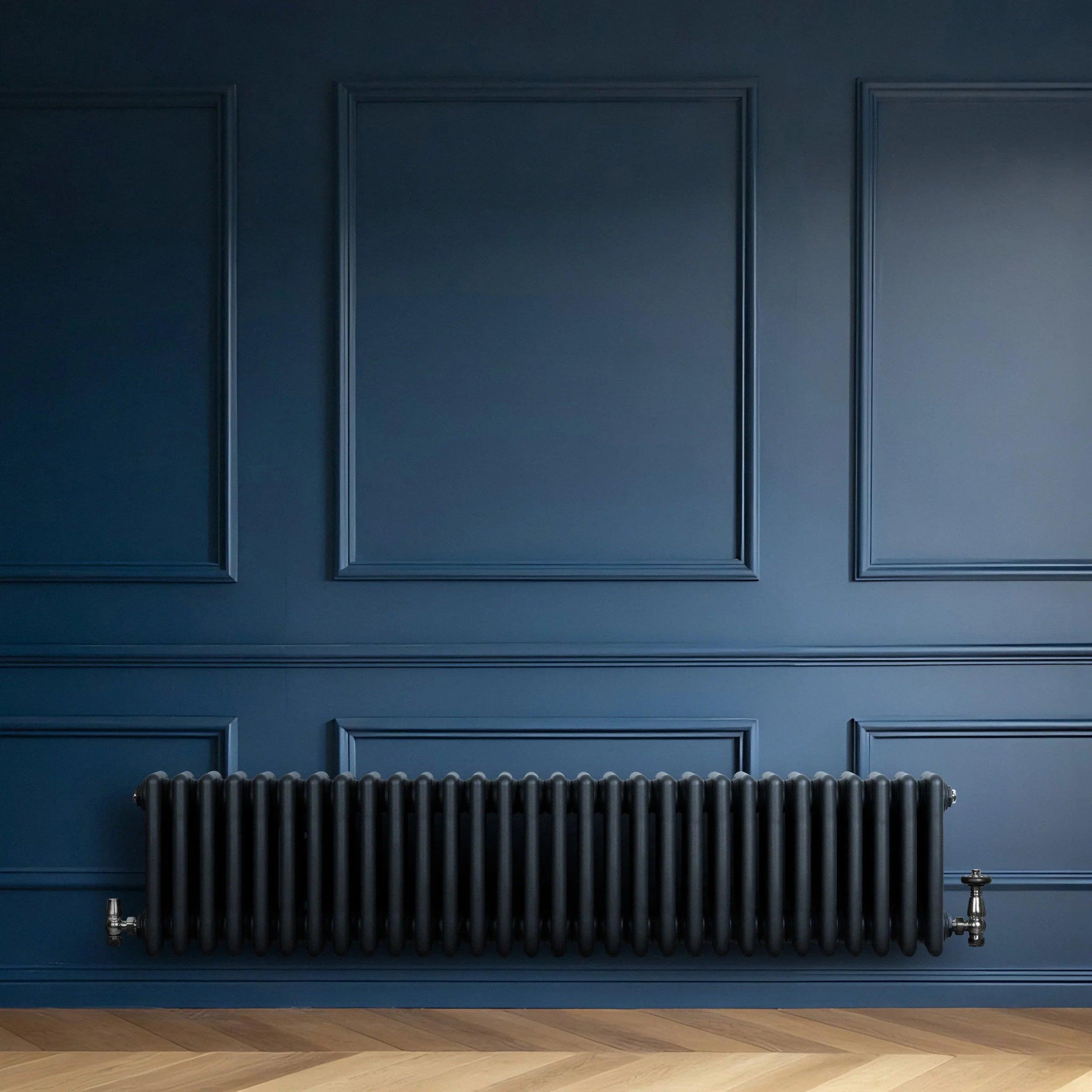 Voir la diapositive 4 : MONSTERSHOP Radiateur traditionnel à 4 colonnes & vannes - 300 x 1370 mm
