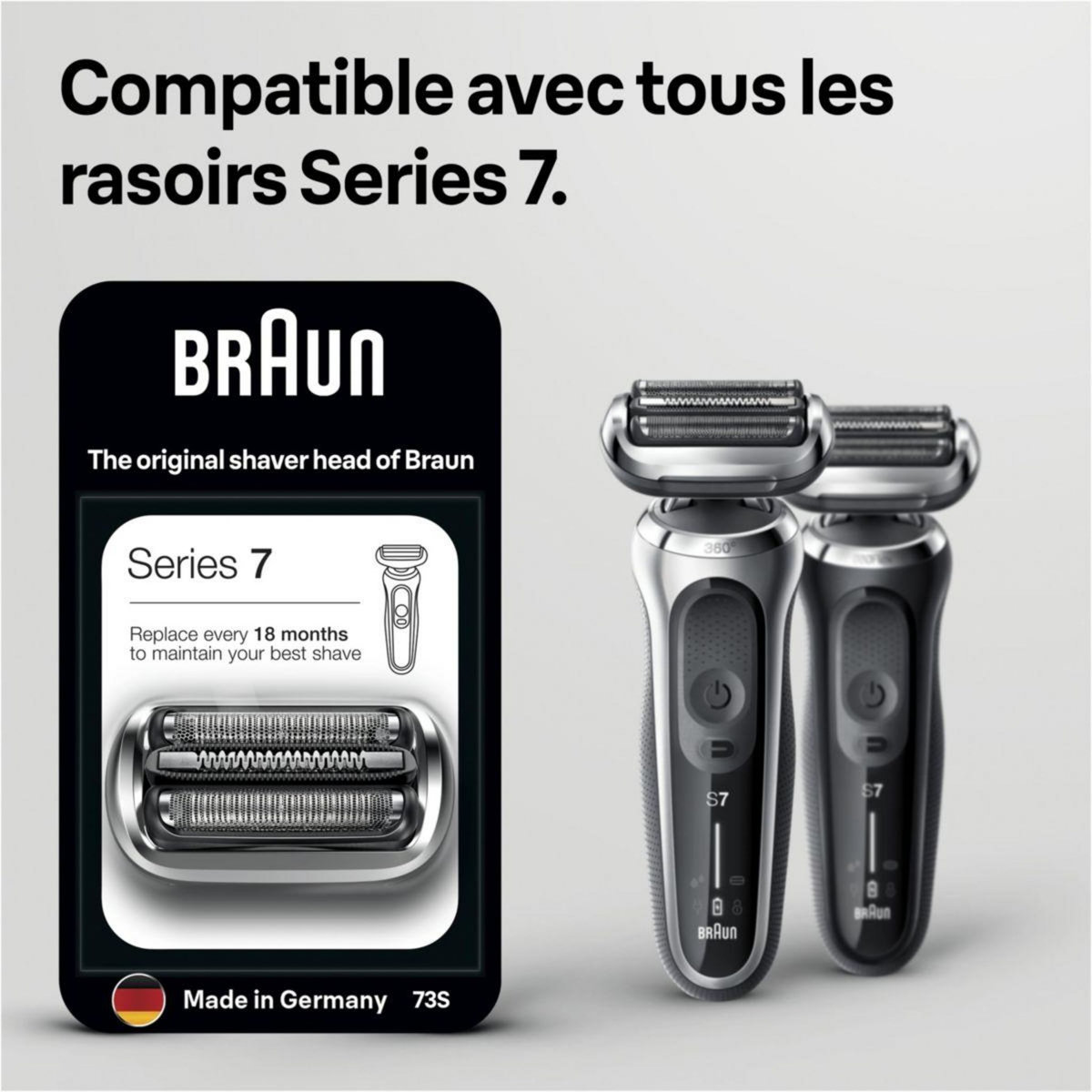 BRAUN Tête de rasoir tete de rasage S7