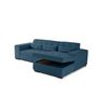 Voir la diapositive 4 : LISA DESIGN Vermont - canapé d'angle droit - 4 places - convertible avec coffre - en velours côtelé